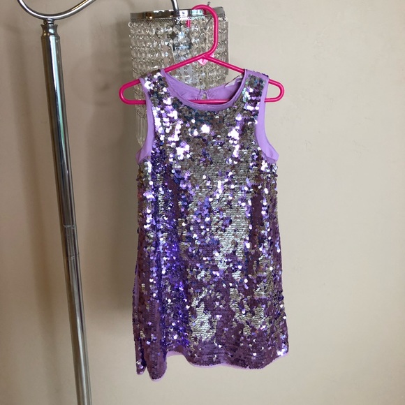 H☀M | Dresses | Purple Sequin Dress ...